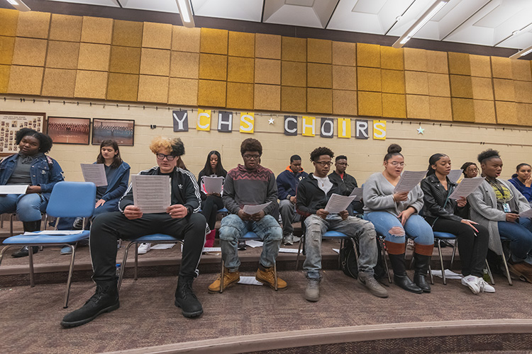 Members of the YCHS Choir