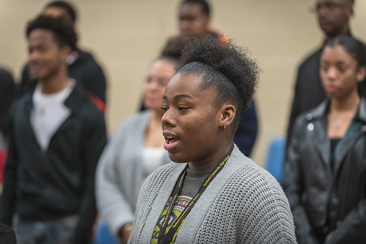 Members of the YCHS Choir