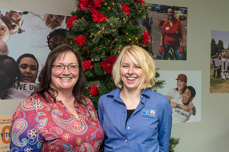 Sheila Pedersen and Amanda Reel of United Way Washtenaw