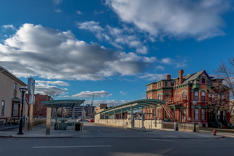 The downtown Ann Arbor Library Lot