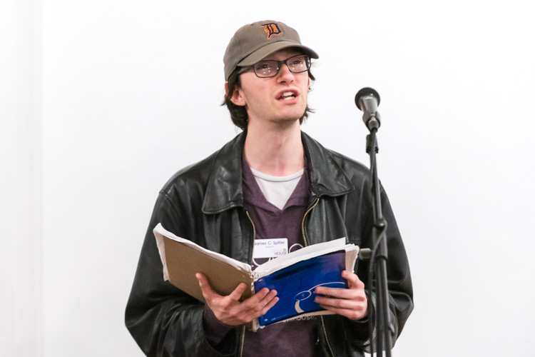 James Spitler at the Ypsi Storytelling Night