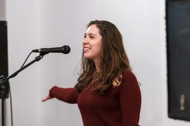 Alice Kepchar at the Ypsi Storytelling Night