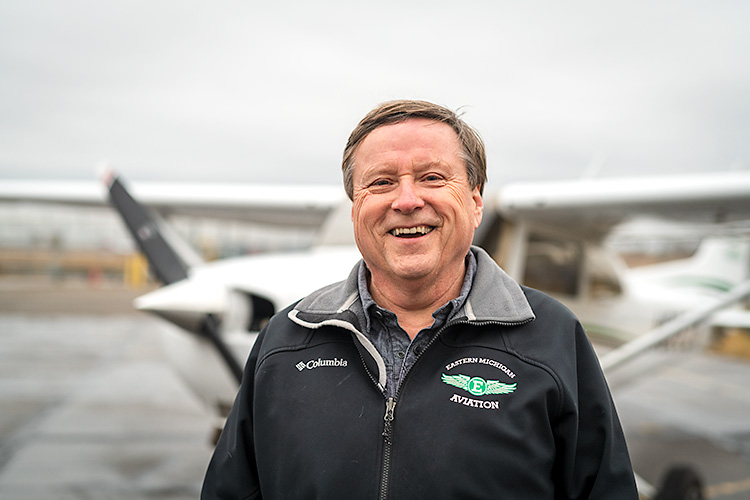 EMU's Aviation Program Director Jerard Delaney
