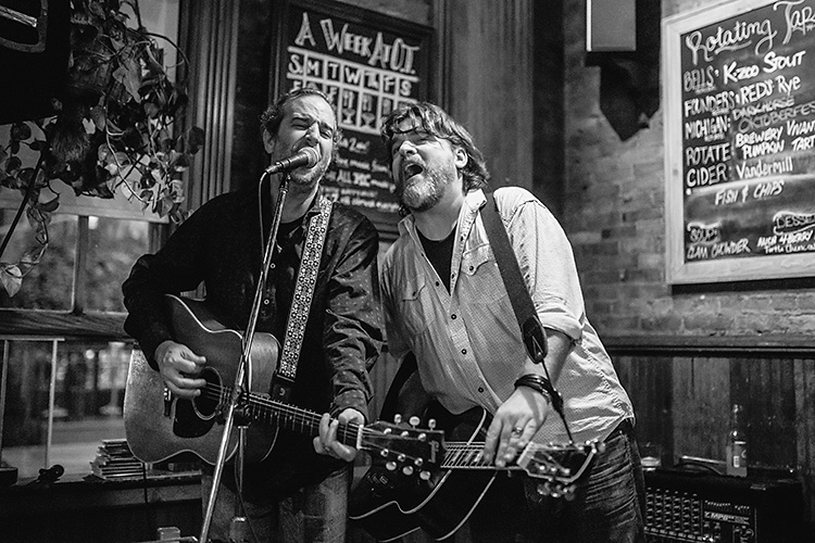 Chris Buhalis and Jeff Plankenhorn performing at Old Town Tavern
