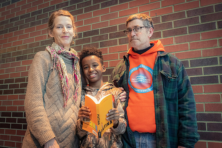 Elizabeth Gratch and Matt Waldsmith with son Sena Waldsmith