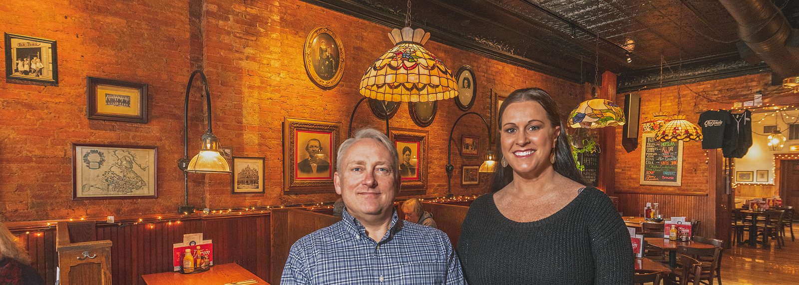 Old Town Tavern Owner Chris Pawlicki and manager Theresa McCarter