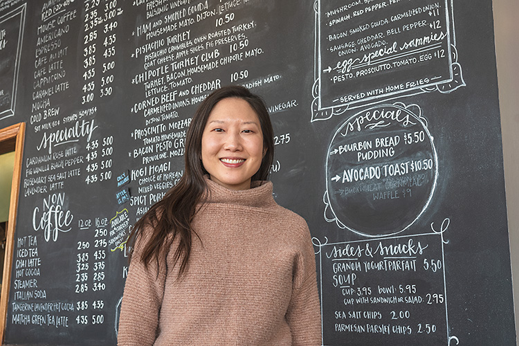 Songbird Cafe owner Jenny Song