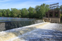 The Peninsular Paper Dam.