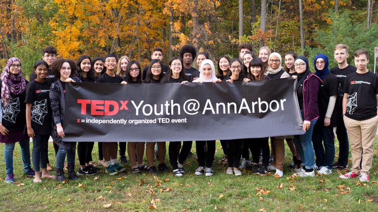 TEDxYouth@AnnArbor's youth organizers.