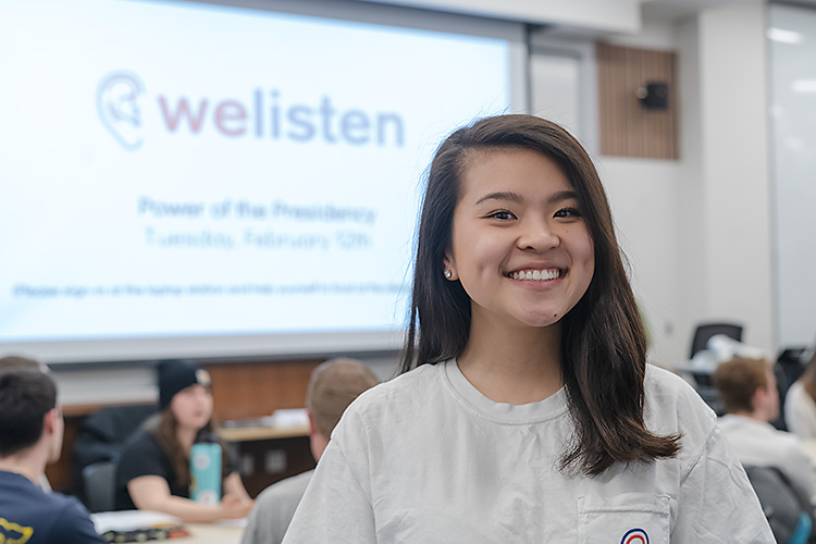 WeListen's VP of outreach Evon Yao