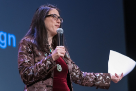 Leslie Raymond at last year's Ann Arbor Film Festival.