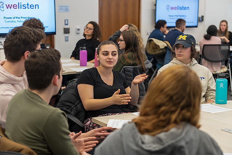 A WeListen group discussion at U of M