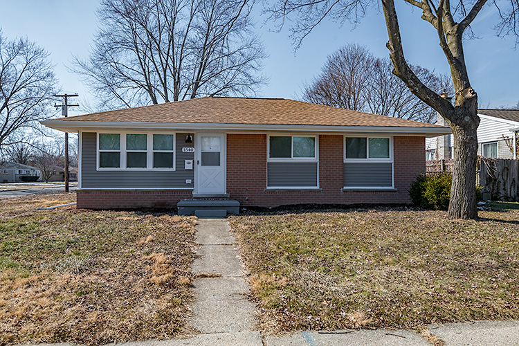 A home rehabbed by Habitat for Humanity in Sugarbrook