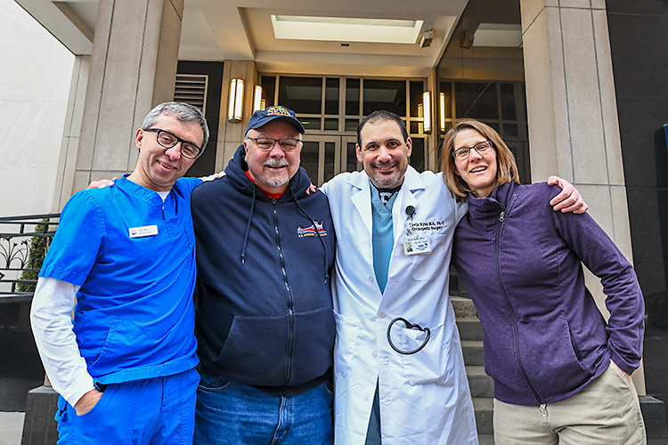 Former Ann Arbor News staffers Elli Gurfinkel, Roger Lelievre, Kevin Ryan and Amy Whitesall