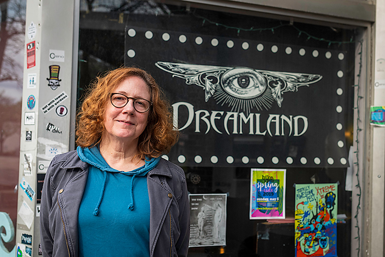 Naia Venturi at the Dreamland Theater.