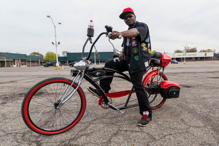 Damien Guyton at the Wolfpack Cruiserz 2019 kickoff ride.