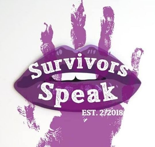 Survivors Speak logo.