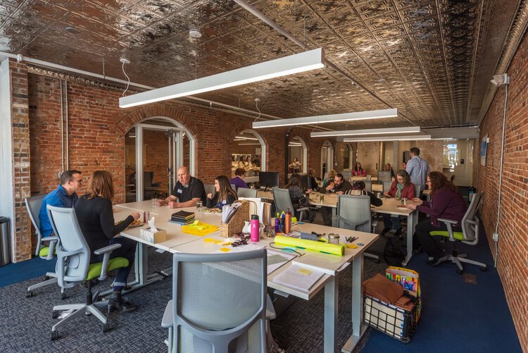 SPARK East's remodeled space.