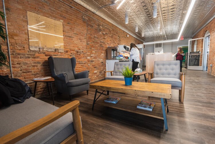 SPARK East's remodeled space.