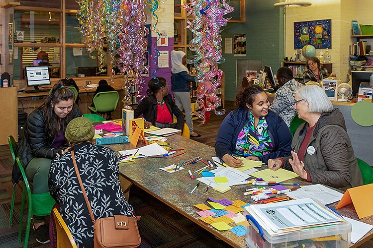 YpsiWrites at the Michigan Avenue branch of the Ypsilanti District Library.