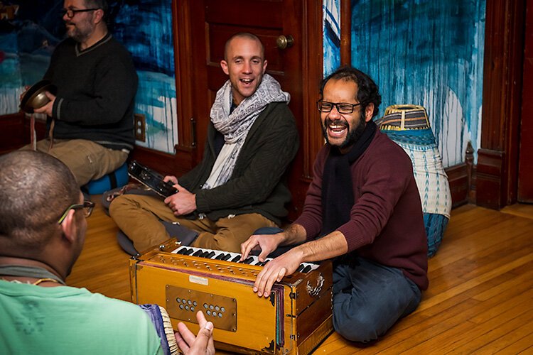 Kirtan with the The Harmony Collective.