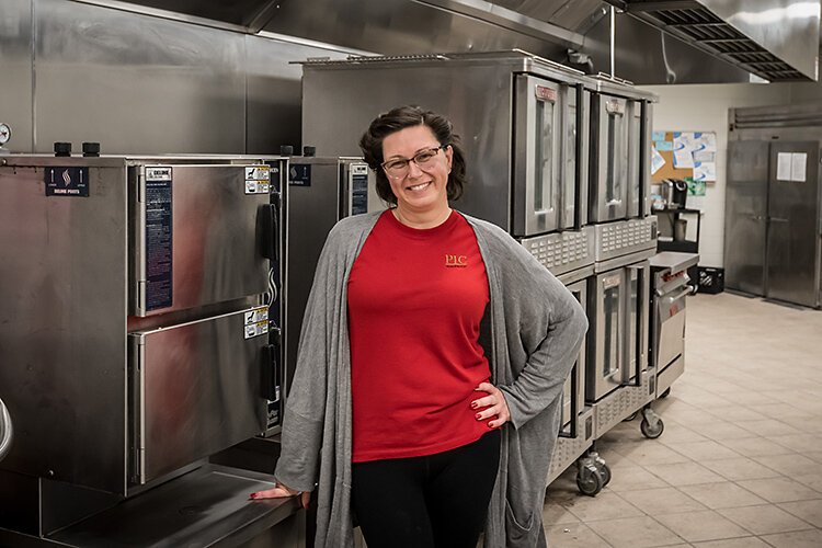 Colleen Brewer at Rosie's Community Kitchen.