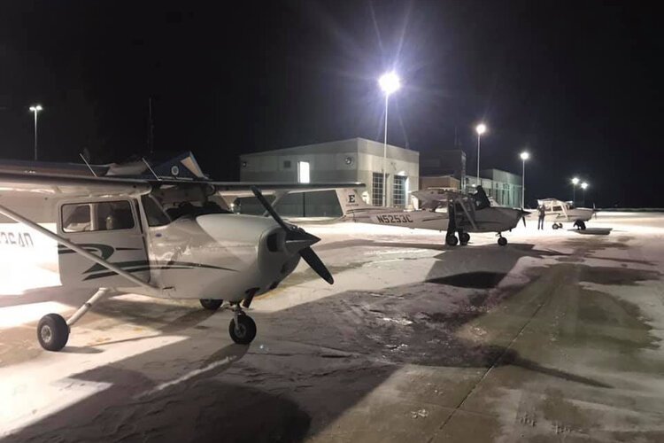 Planes used for Operation Good Cheer.