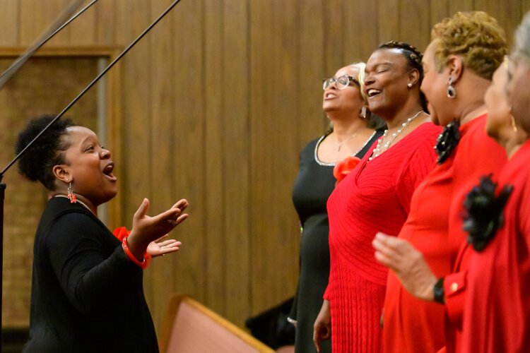 The Generations Choir at the Second Baptist Church Christmas Concert