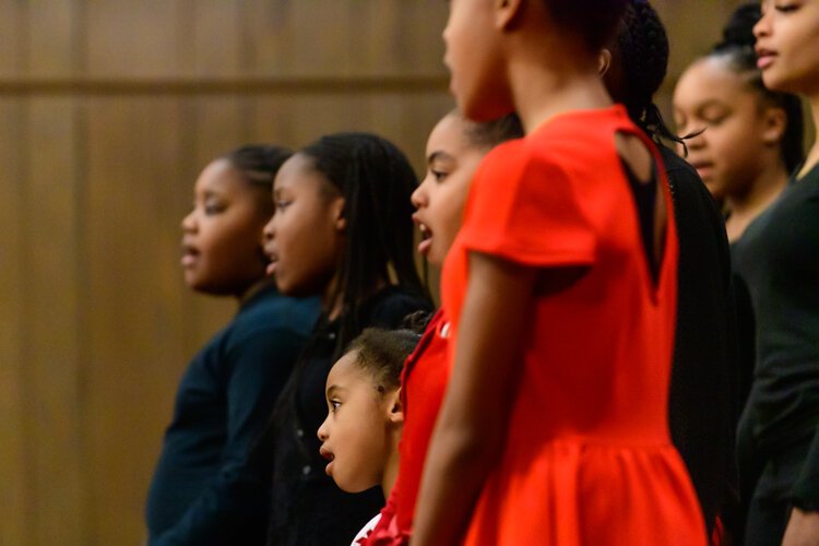 The Generations Choir at the Second Baptist Church Christmas Concert.