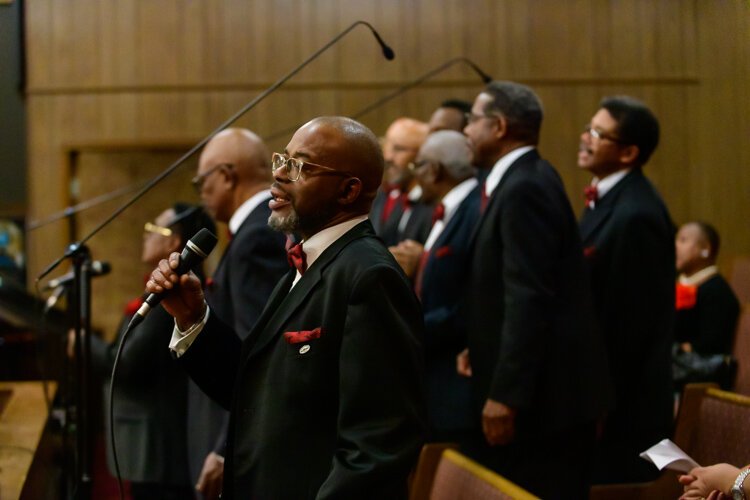 The Generations Choir at the Second Baptist Church Christmas Concert.