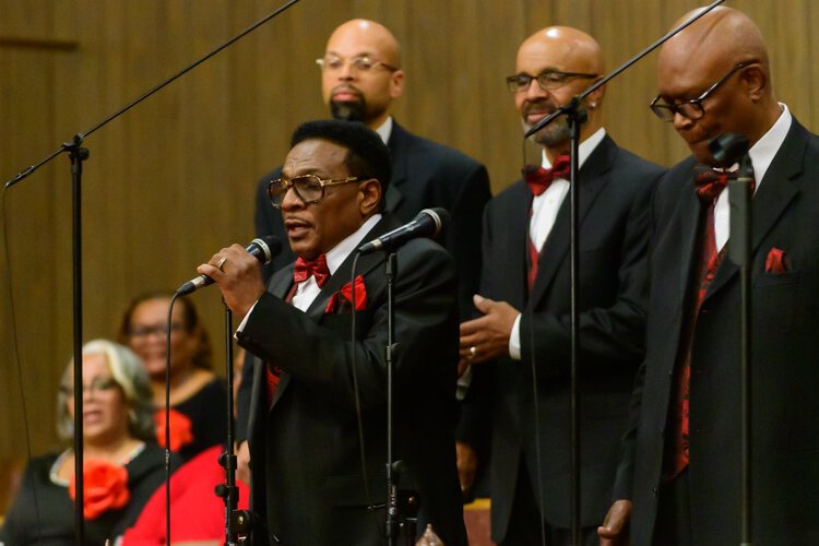 The Generations Choir at the Second Baptist Church Christmas Concert.