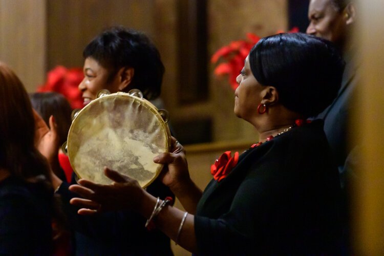 The Generations Choir at the Second Baptist Church Christmas Concert.