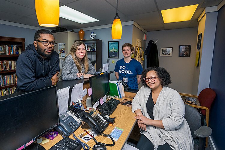 Jacorey Brown, Peri Stone-Palmquist, Megan Berry, and Sarah Dunnings-Smith.