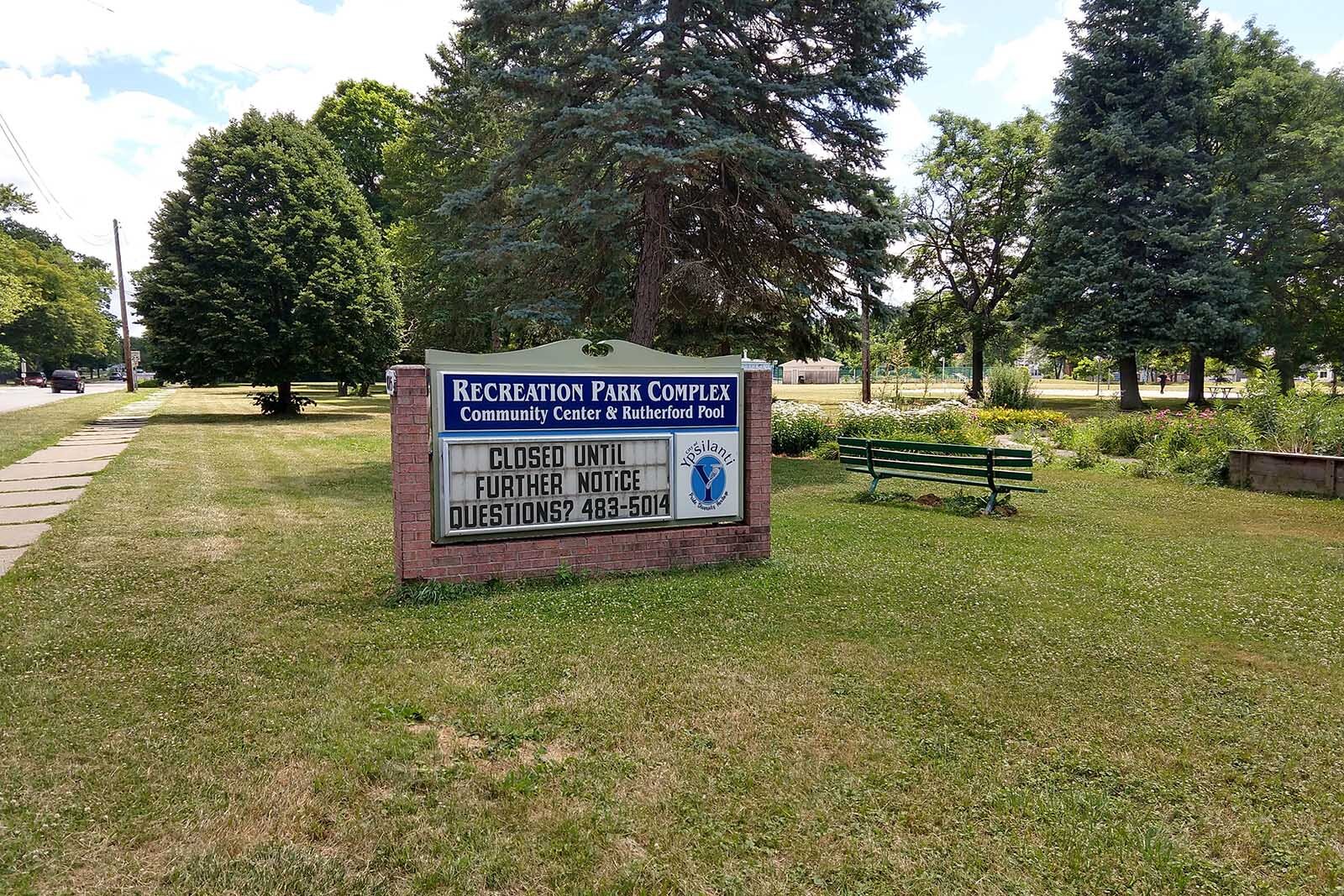 The Recreation Park complex, which houses the Ypsilanti Senior Center.