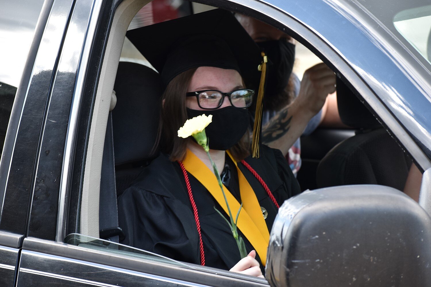 Ypsilanti Community High School students participated in a drive-through graduation ceremony this year.