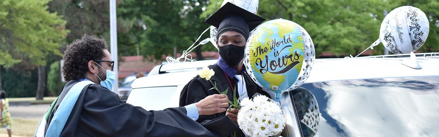 Ypsilanti Community High School students participated in a drive-through graduation ceremony this year.