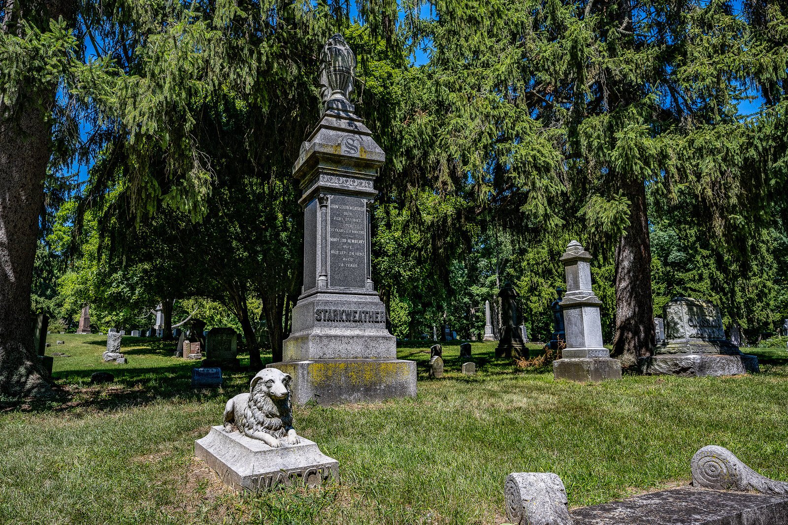 John and Mary Ann Starkweather's grave.