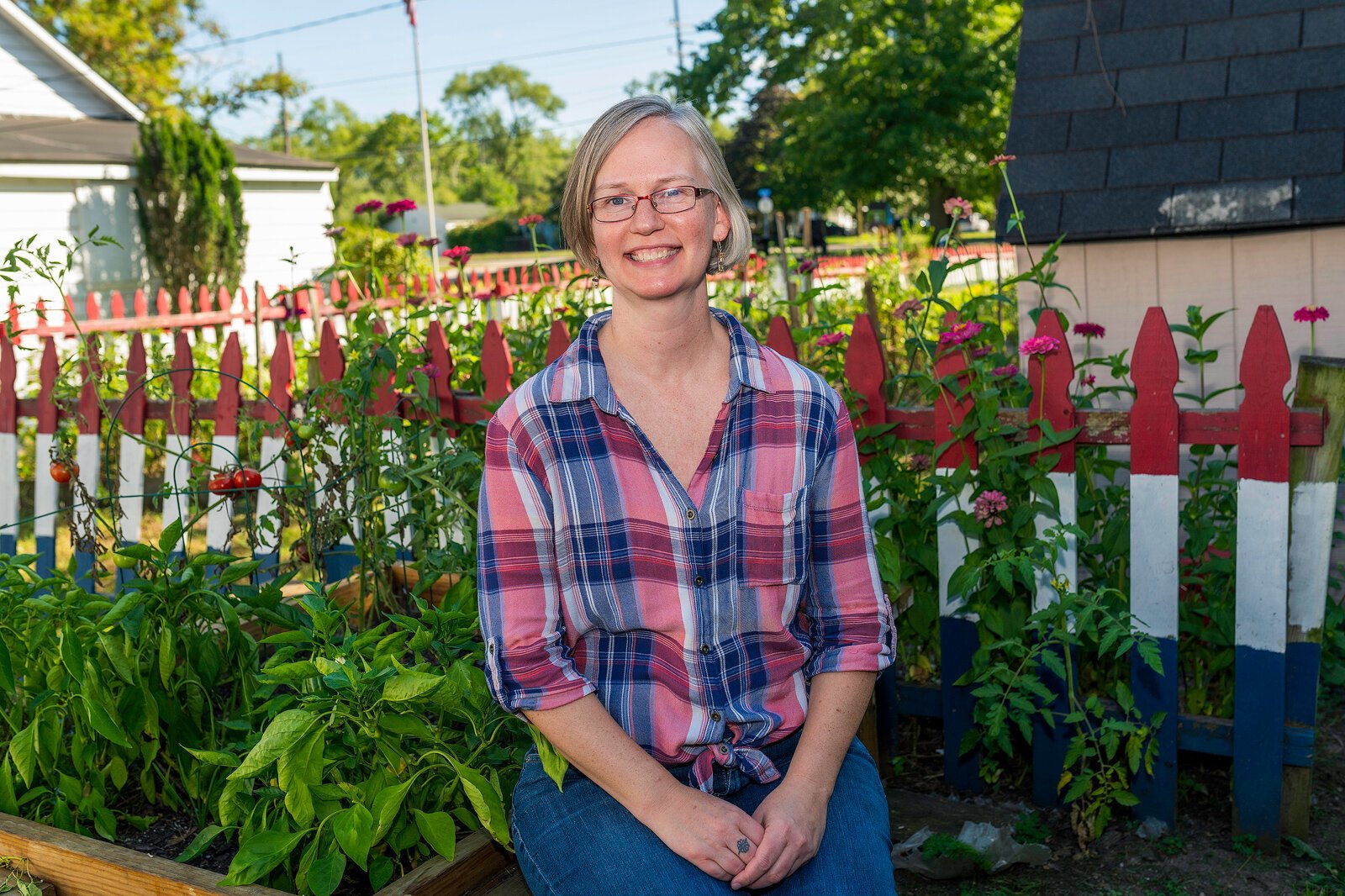 Sarah Teare, senior director of resident and community engagement for Habitat for Humanity of Huron Valley.