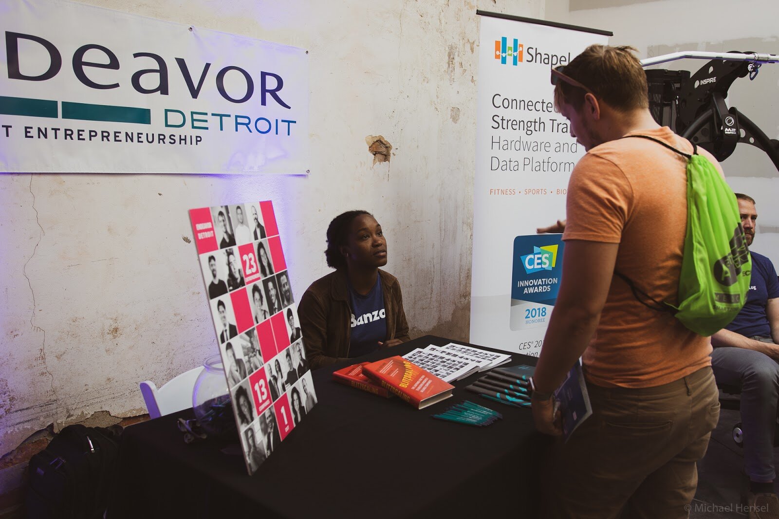 Cahoots member company Endeavor at Ann Arbor SPARK's Tech Trek in 2019.