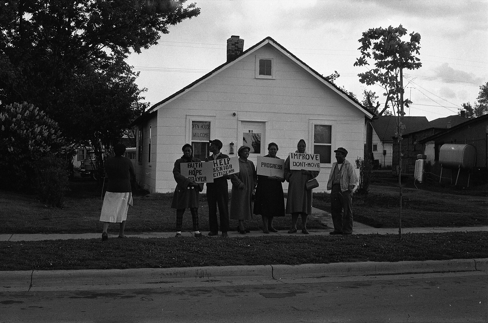 A 1961 photo from the Ann Arbor News shows a protest outside the Urban Renewal office in Ypsilanti. Historian Lee Azus discusses urban renewal in the city on the new episode of the "Ypsi Stories" podcast.