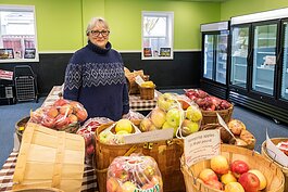 Ruth Vanbogelen at Acorn Farmers Market and Cafe in Manchester.