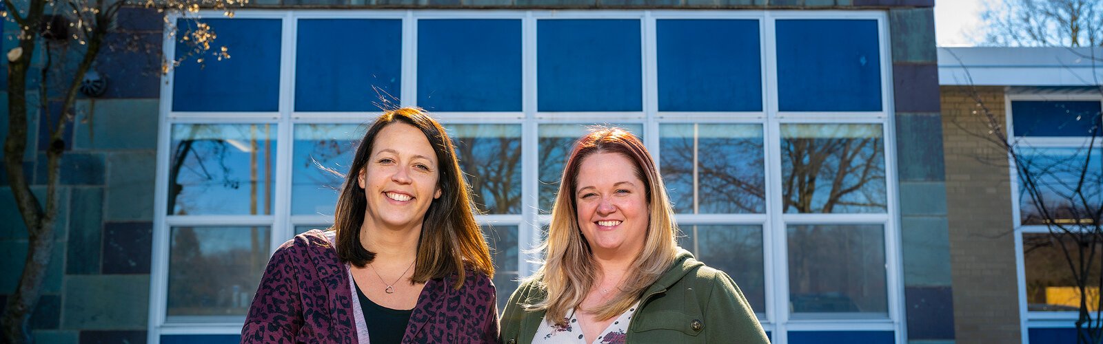 Ford Early Learning Center teachers Jennifer Westfall and Jennifer Allred.