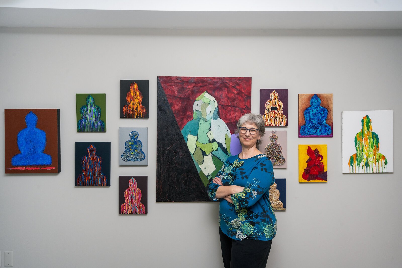 Laura Seligman at her home studio.