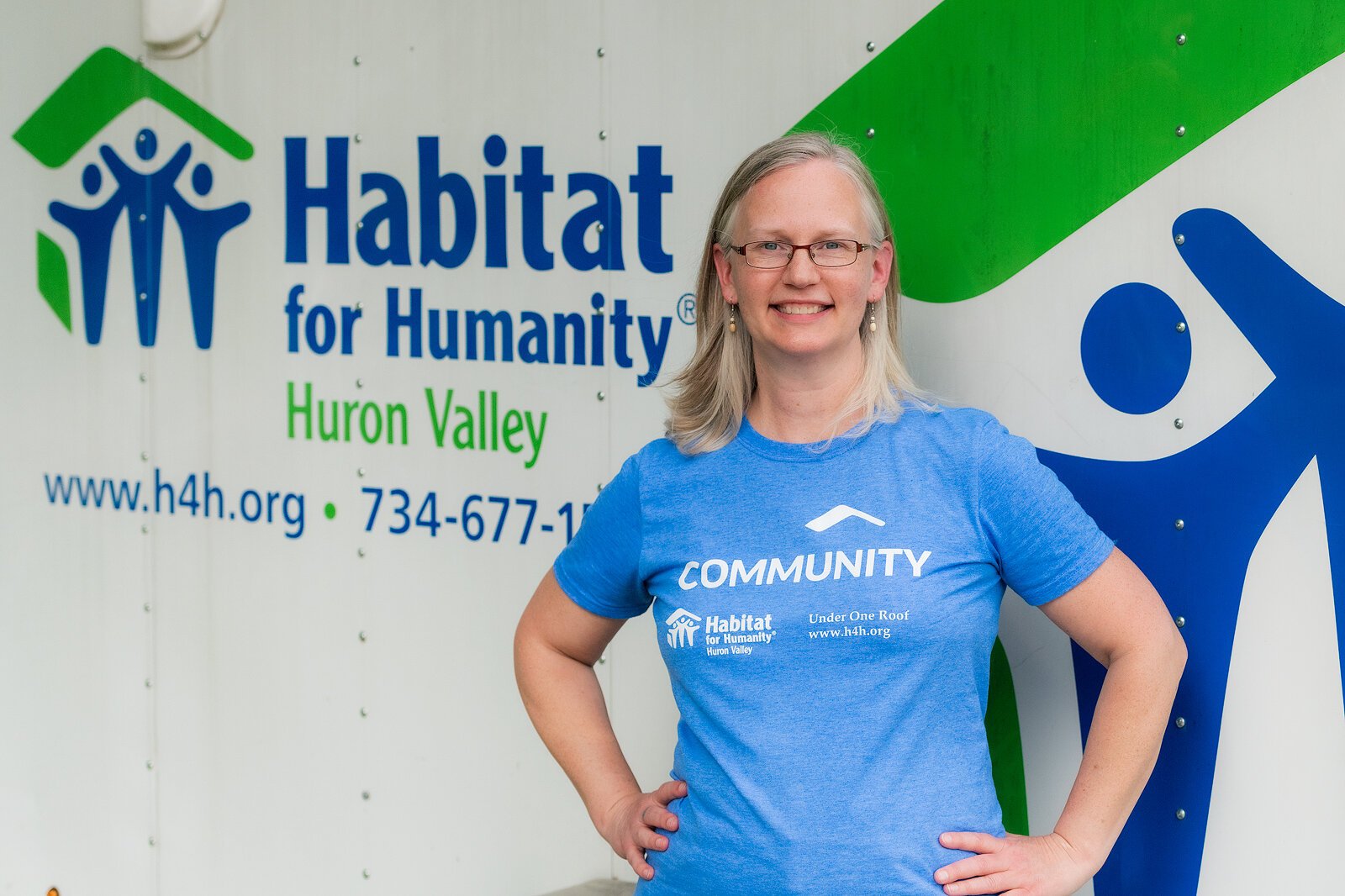 Habitat for Humanity of Huron Valley community development director Sarah Teare.