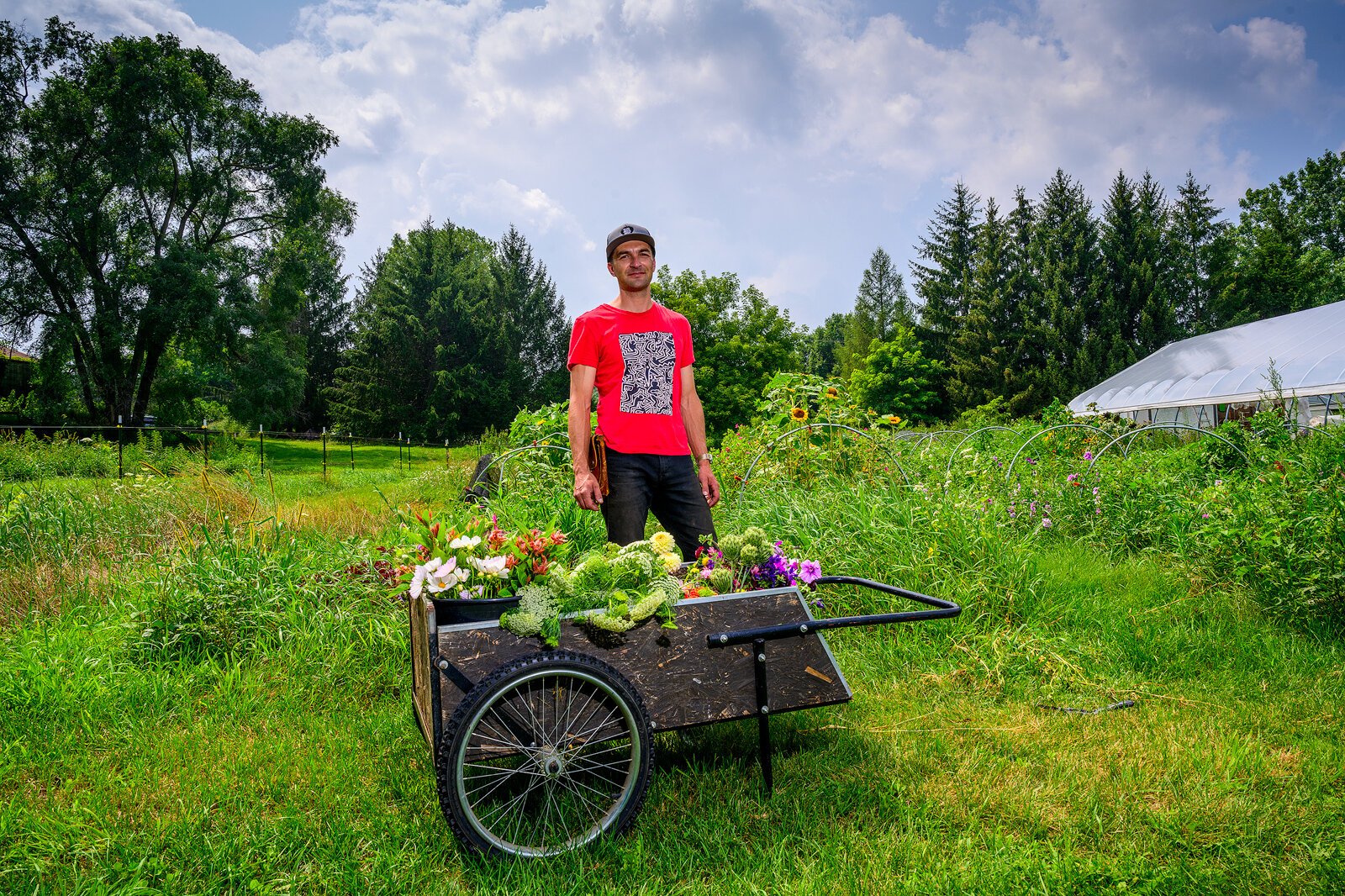 Mike Rodriguez at Luella Acres.