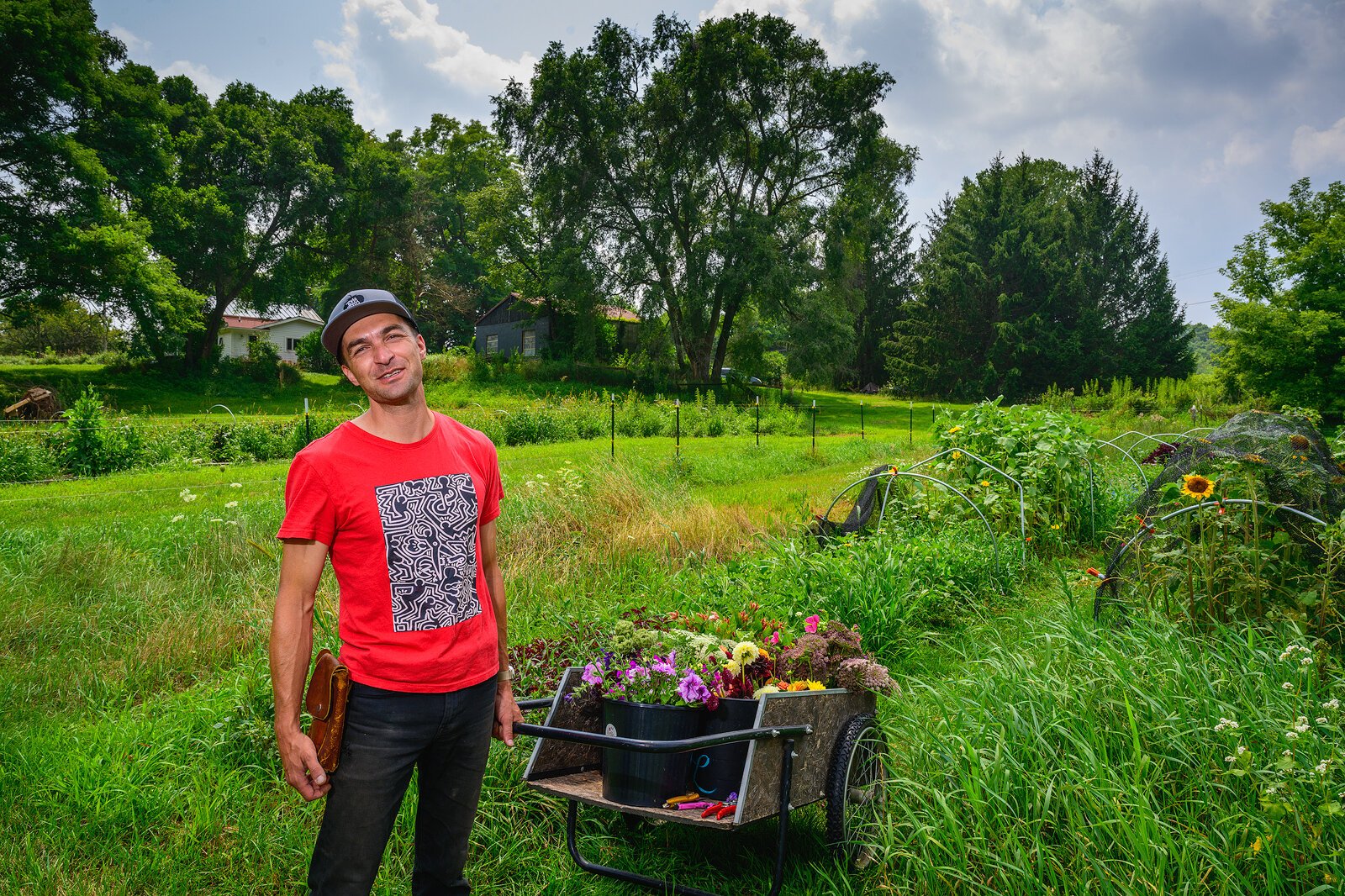 Mike Rodriguez at Luella Acres.