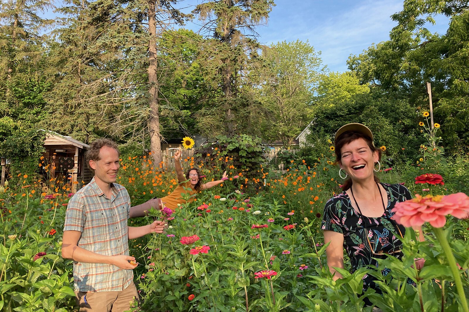 Common Garden co-founders Mitchell Newberry, Liz Tylander, and Kat Shiffler.