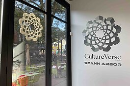 CultureVerse Gallery's new location in downtown Ann Arbor.
