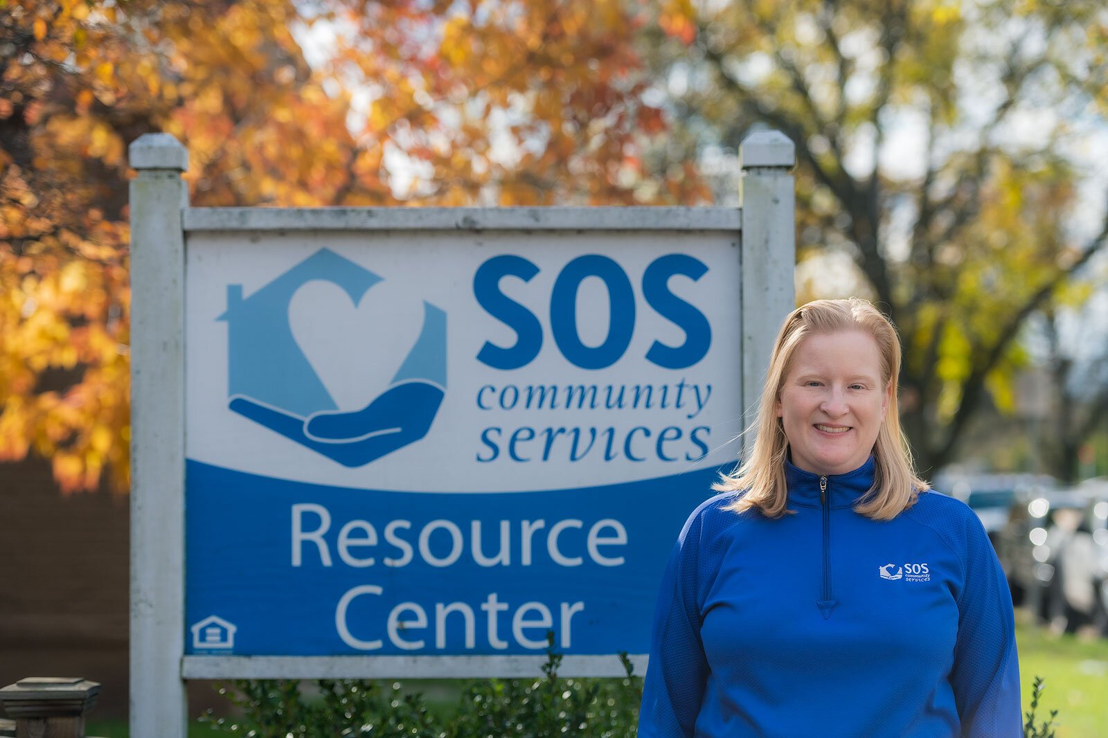 SOS Development Director Barbara Cecil.