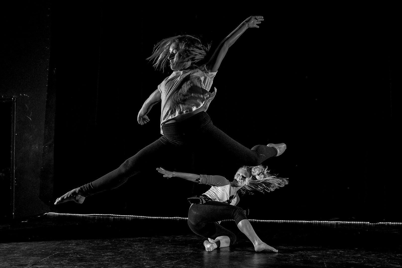 The Michigan Dance Project rehearses at the RAC theater.